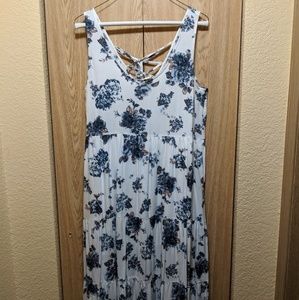 Midi floral summer dress